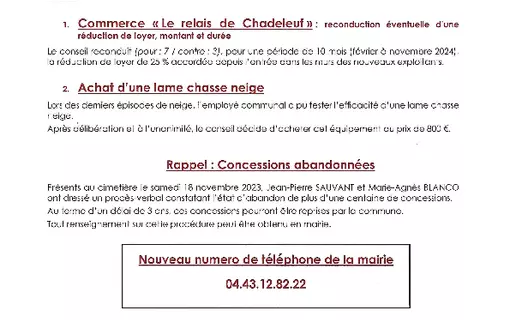 CR conseil municipal